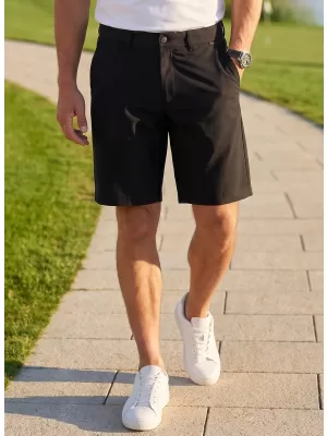 Muške kratke hlače ALTISPORT ATS SHORT CLASSIC-FIT 9 CRNA