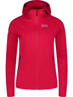 Ženska softshell jakna NORDBLANC OUTLAND NBSSL8324 RUŽIČASTA