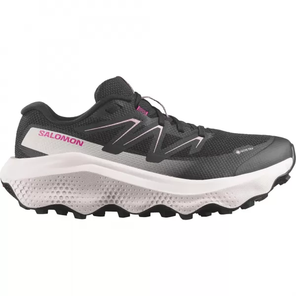  Ženske cipele SALOMON ULTRA FLOW 2 GORE-TEX L49299500 CRNA/ZORNO RUŽIČASTA/LEDENA OD VANILIJE 