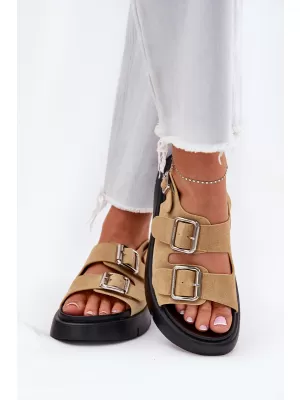 Ženske sandale BIG STAR SHOES RR274665 BEŽ