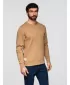 Muški sweatshirt OMBRE OM-SSBN-0271 SMEĐA