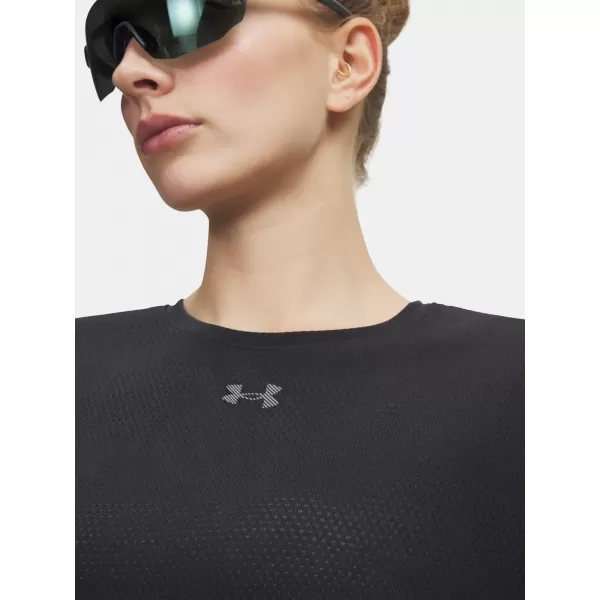  Ženska majica kratkih rukava UNDER ARMOUR VELOCITI SHORTSLEEVE 6009540-001 CRNA 