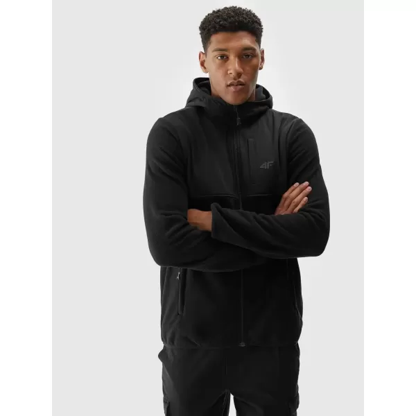  Muški sweatshirt 4F WMM00TSWSM1768 DUBOKA CRNA 
