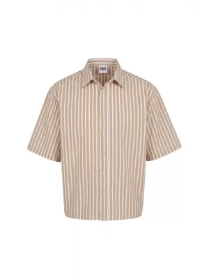 Muška košulja URBAN CLASSICS TB8218-21556 SMEĐA MOKA