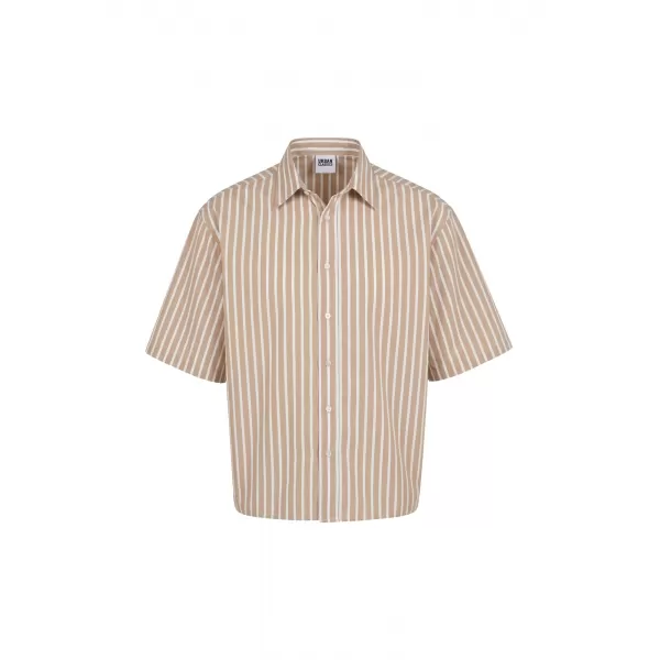  Muška košulja URBAN CLASSICS TB8218-21556 SMEĐA MOKA 