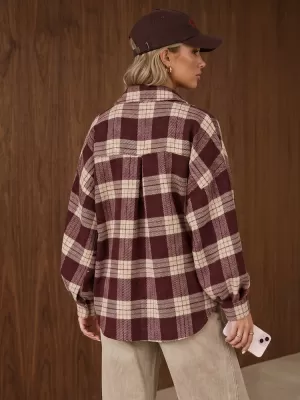 Ženska jakna DSTREET TY6047 TAMNOCRVENA