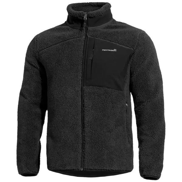  Muška majica od flisa PENTAGON SUMMIT SHERPA FLEECE K08063 CRNA 