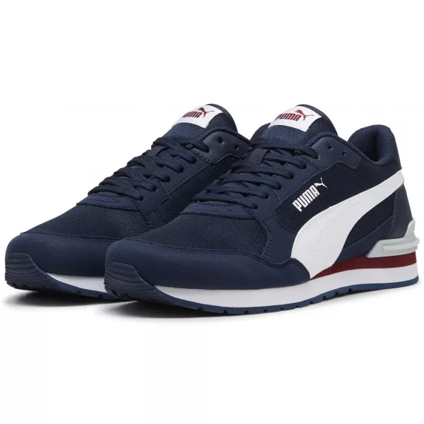  Čizme PUMA ST RUNNER V4 MESH 39966602 CLUB NAVY/ KLUB TAMNOPLAVA/PUMA BIJELA/TIMSKA KRALJEVSKA CRVENA/PLATINASTO SIVA 