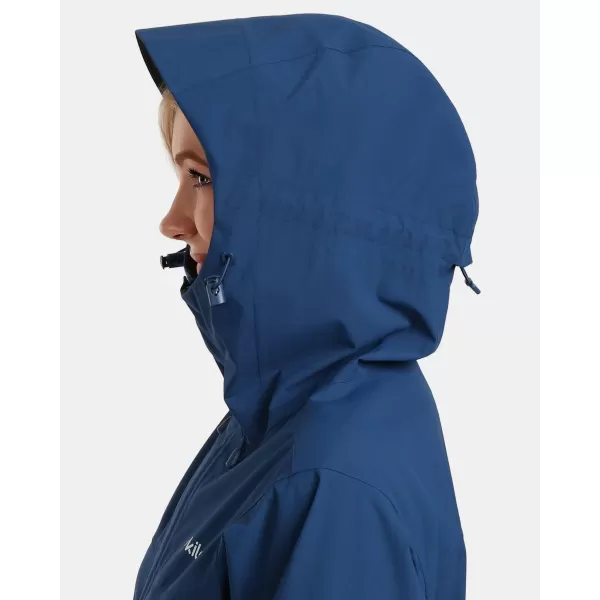  Ženska hardshell jakna KILPI MONTANA-W 1L0102KI TAMNOPLAVA 