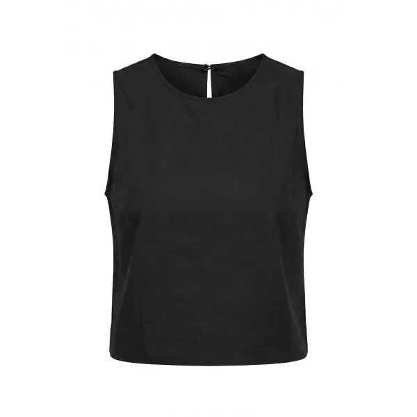  Ženski top URBAN CLASSICS TB8280-00007 CRNA 