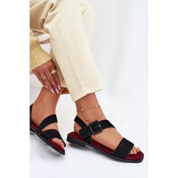  Ženske sandale BIG STAR SHOES TT274490 CRNA 