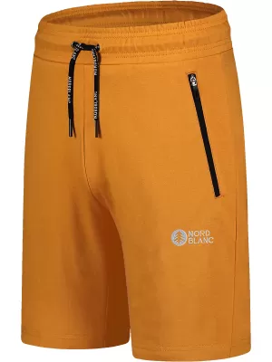 Muške pamučne kratke hlače NORDBLANC RELAXEDFIT NBSPM8254 JANTAR