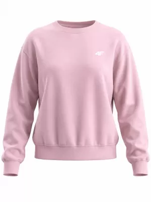 Ženski sweatshirt 4F WMM00TSWSF2534 SVIJETLORUŽIČASTA