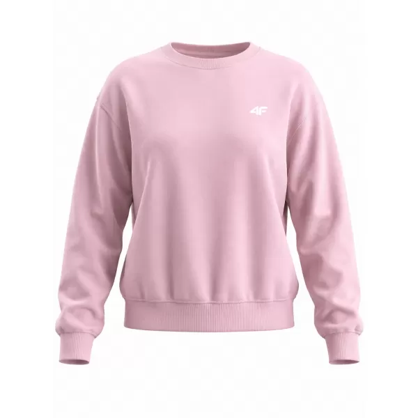  Ženski sweatshirt 4F WMM00TSWSF2534 SVIJETLORUŽIČASTA 