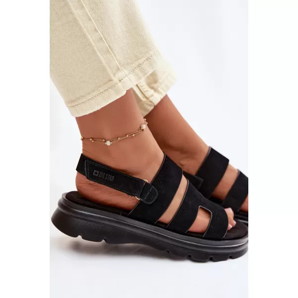  Ženske sandale BIG STAR SHOES TT274484 CRNA 