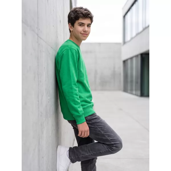  Dječji sweatshirt MALFINI CREW 427 SREDNJE ZELENA 