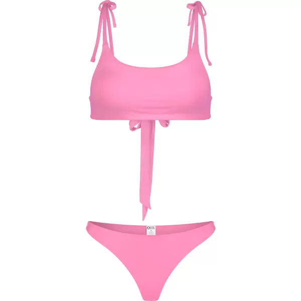  Ženski donji dio bikinija NORDBLANC GLITZ NBSSS8240 RUŽIČASTA 