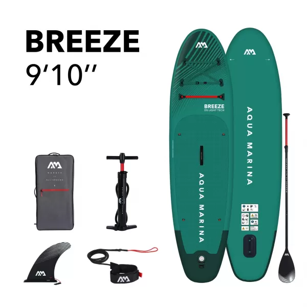  Daska za veslanje AQUA MARINA Breeze 910 SREBRNO DRVO 