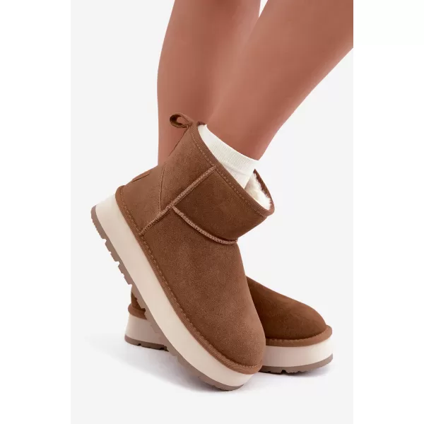  Ženske cipele BIG STAR SHOES UU274692 SMEĐA/BEŽ 