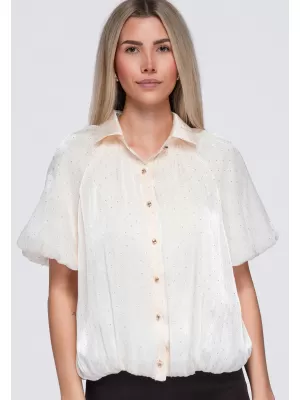 Ženska košulja OMBRE OW-SH-E0068 BEŽ
