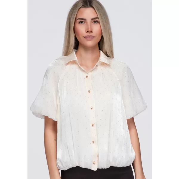  Ženska košulja OMBRE OW-SH-E0068 BEŽ 