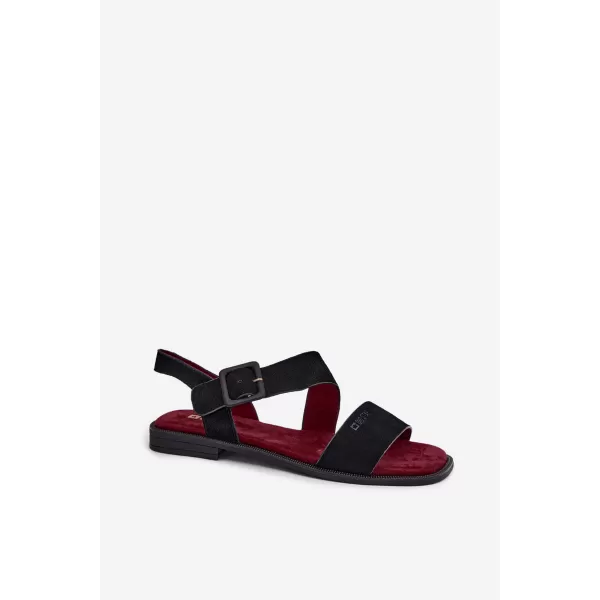  Ženske sandale BIG STAR SHOES TT274490 CRNA 