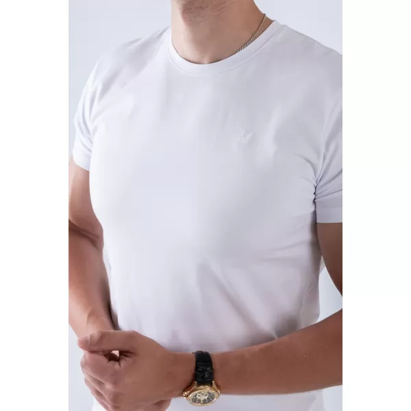  Muške majice NEBBIA MIKE MUSCLE FIT 158 BIJELA 