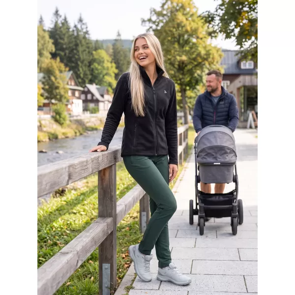  Ženska majica od flisa ALTISPORT ALW002852 CRNO I SREBRNO 