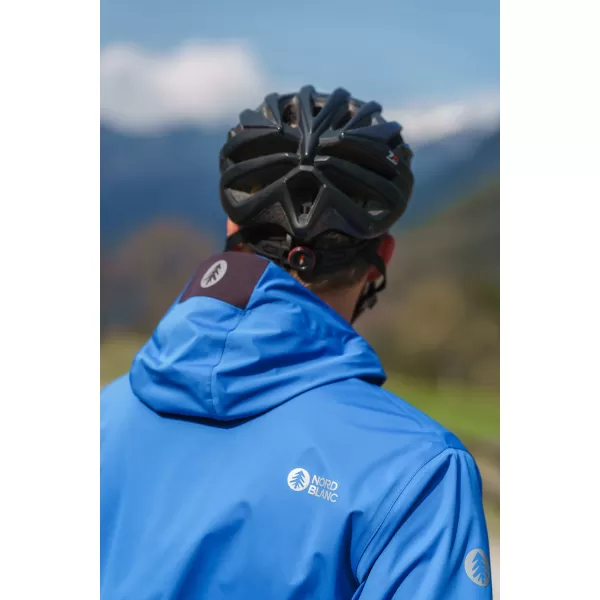  Muška vodootporna softshell jakna NORDBLANC EXPEDITIOUS NBSSM8323 PLAVA 