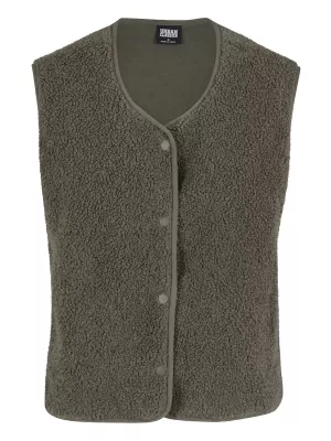 Ženski prsluk URBAN CLASSICS TB8011 BLIJEDO MASLINASTO