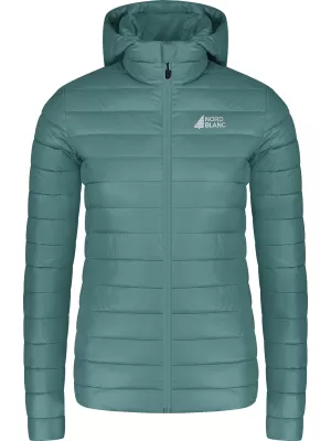 Prošivena ženska jakna NORDBLANC NIMBUS WJL8395 ZELENA