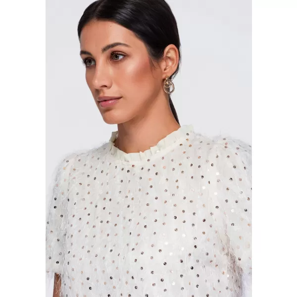  Ženska bluza OMBRE OW-TS-E0089 BEŽ 