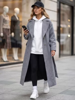 Ženski kaput DSTREET NY0775 PLAVA