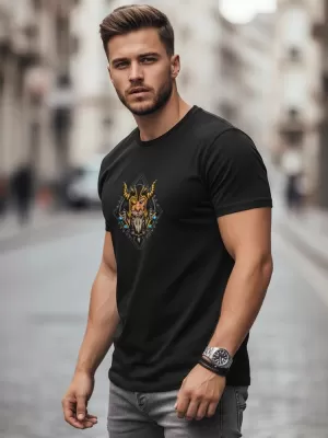 Muška majica kratkih rukava DSTREET NX0144R-BK CRNA