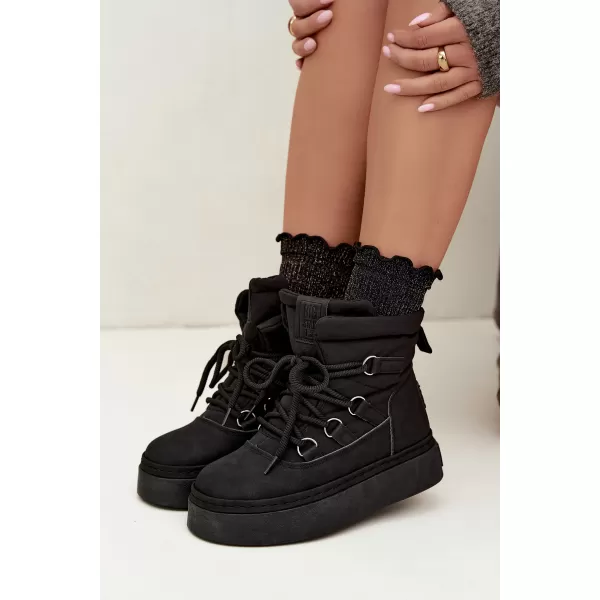  Ženski snjegovići BIG STAR SHOES UU274189 CRNA 