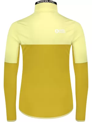 Ženska powerfleece majica NORDBLANC IDOL NBSFL8337 JANTAR