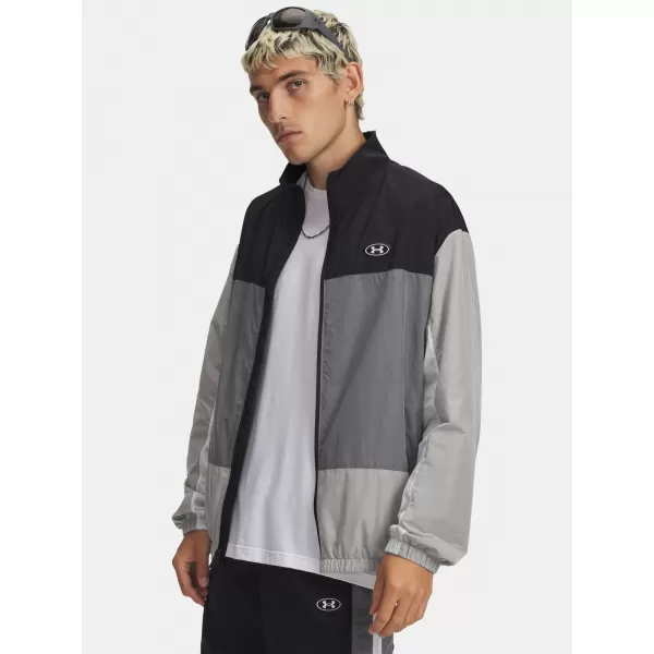  Muška jakna UNDER ARMOUR ICON WOVEN TRACK FZ 6009436-001 CRNA 