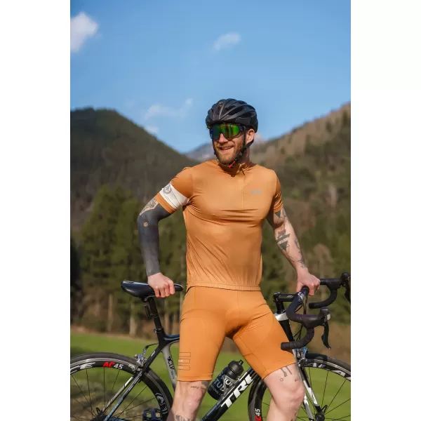  Muški biciklistički dres NORDBLANC CAMEL NBSMF8079 SMEĐA 