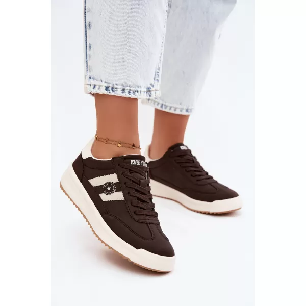  Ženske tenisice BIG STAR SHOES UU274024 SMEĐA/BEŽ 