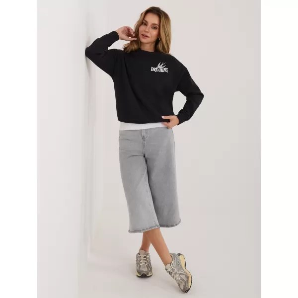  Ženski sweatshirt SUBLEVEL D10600T02568H GRAFIT 