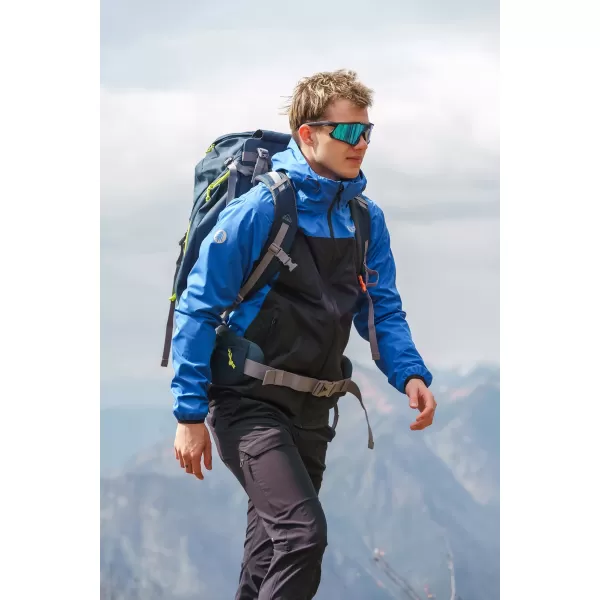  Muška vodootporna softshell jakna NORDBLANC EXPEDITIOUS NBSSM8323 PLAVA 