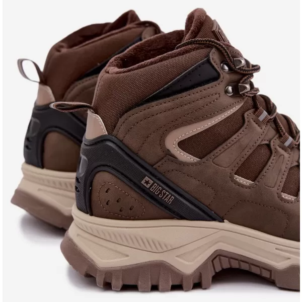  Muške cipele BIG STAR SHOES UU174316 SMEĐE/BEŽ SJENE 