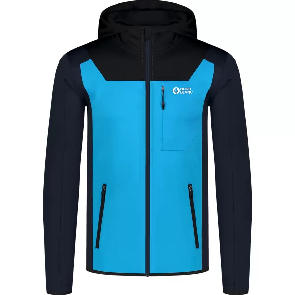  Muški powerfleece duks NORDBLANC SPRAWL NBSFM8333 SVIJETLOPLAVA 