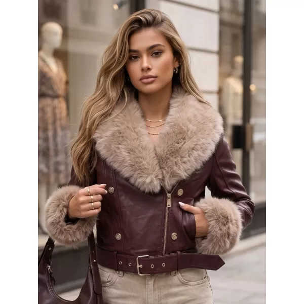  Ženska jakna DSTREET TY5980 TAMNOCRVENA 