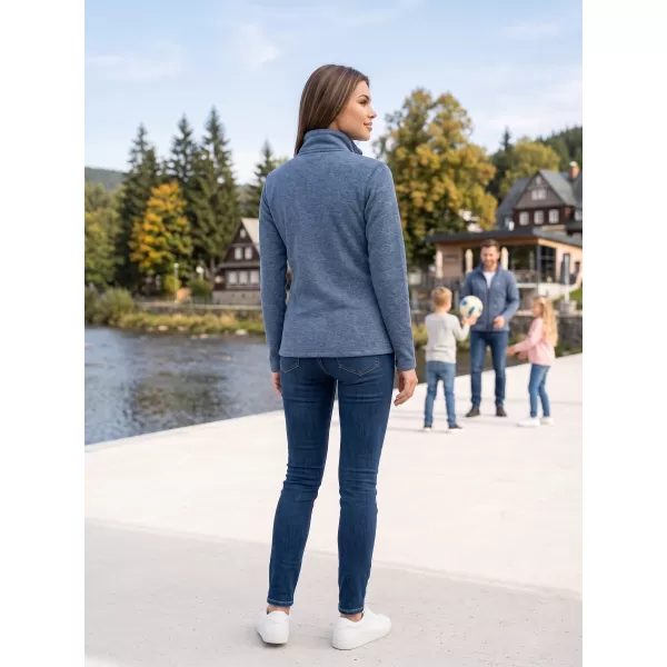  Ženska majica od flisa ALTISPORT ALW002852 ODSJAJI OD TAMNOG TRAPERA 