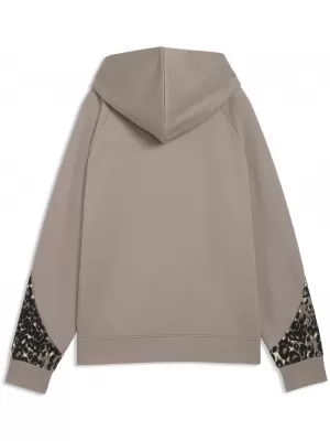 Ženski sweatshirt PUMA SPORT ANIMAL STANDARD HOODIE FL 69400781 MIŠJE SIVA