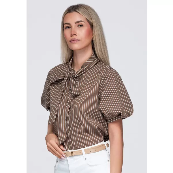  Ženska košulja OMBRE OW-SH-E0067 SMEĐA 