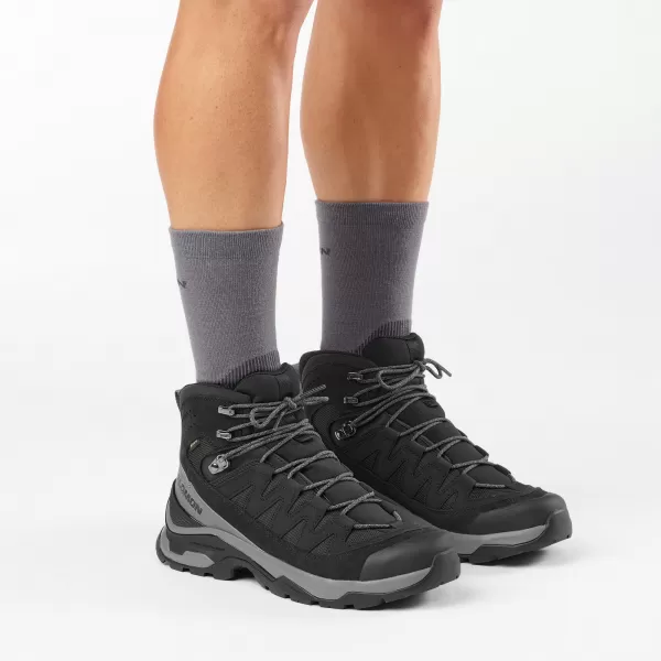  Muške cipele SALOMON QUEST ECHO GORE TEX L49212700 CRNO/CASTLEROCK/CRNO 