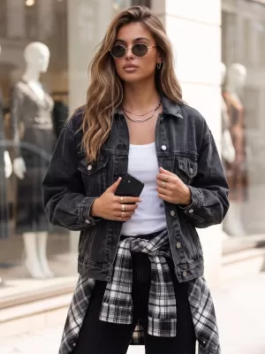 Ženska jakna DSTREET TY6011 CRNA