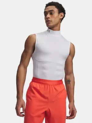 Muška majica bez rukava UNDER ARMOUR HG ELITE SLEEVELESS MOCK 6015381-100 BIJELA